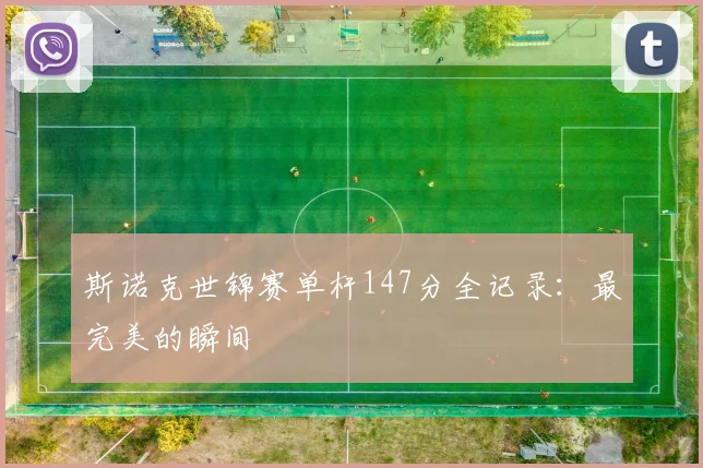 斯诺克世锦赛单杆147分全记录：最完美的瞬间